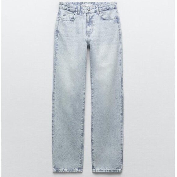 Zara | HIGH RISE Z1975 SLIM FIT JEANS - Picture 1 of 8